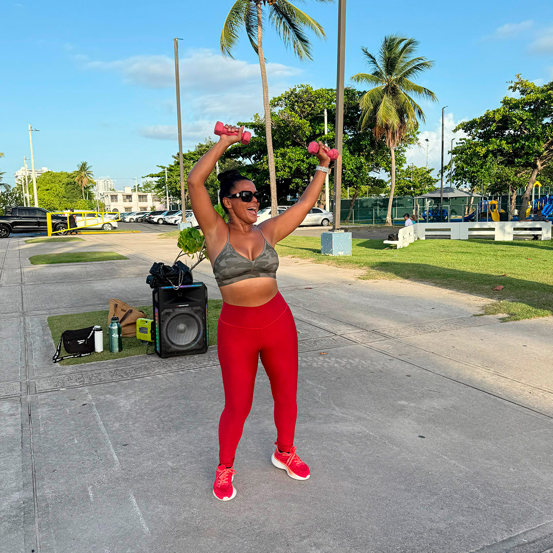 Latin Zumba Beach Class in San Juan, Puerto Rico